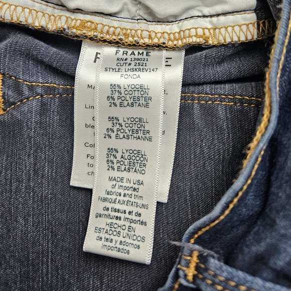 Frame Le High Skinny dark wash jeans - Picture 6 of 11